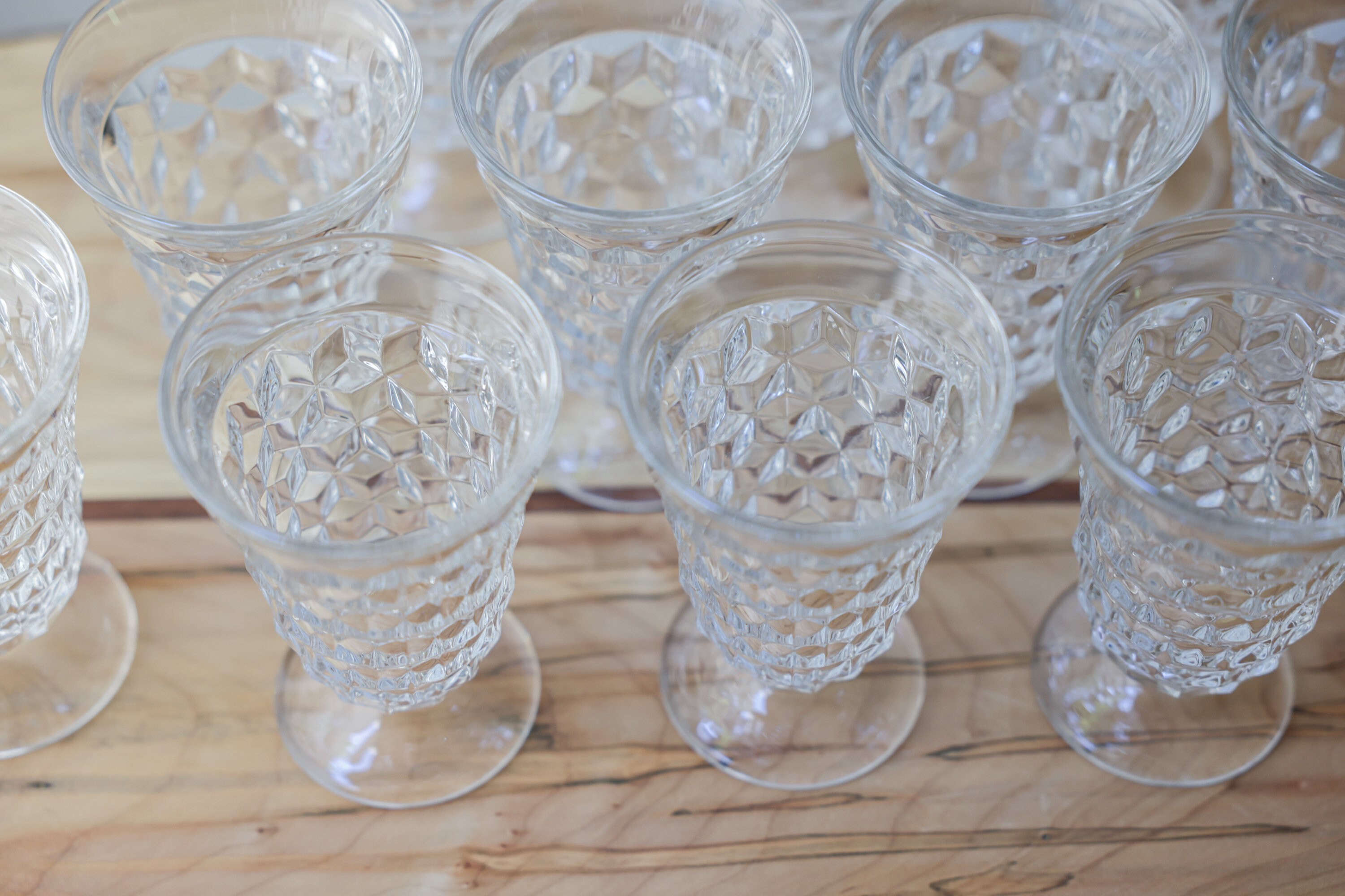 Vintage Fostoria American Iced Tea Glasses. SET of 4 in Etsy