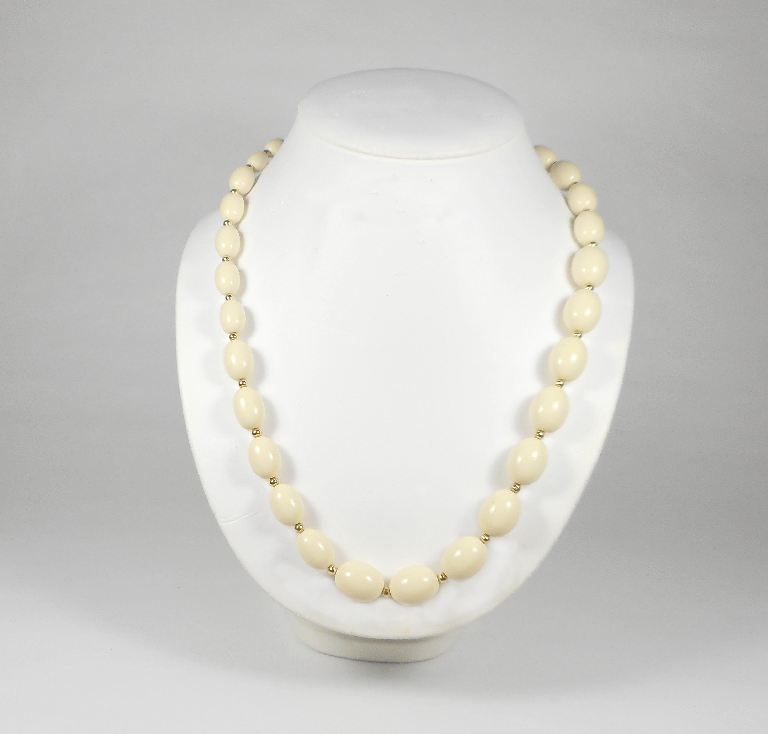 Ivory Necklace Faux - Etsy
