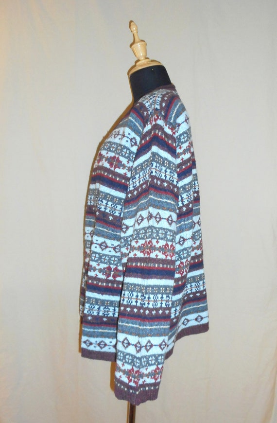 Blue Fair Isle Sweater  xl-plus - image 3