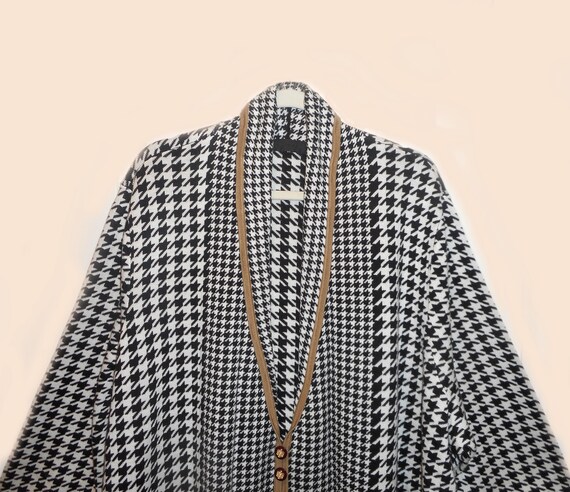 Houndstooth Sweater/Jacket (Plus) - image 3