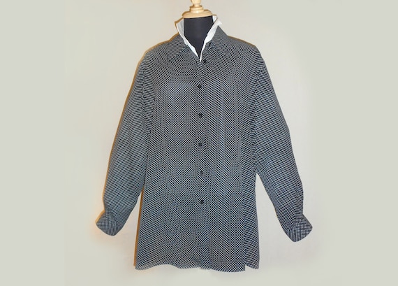 Notations Semi Sheer Blouse