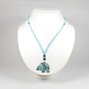 Turquoise Fetish Bear