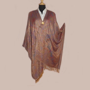 Ruana Shawl Mahogany