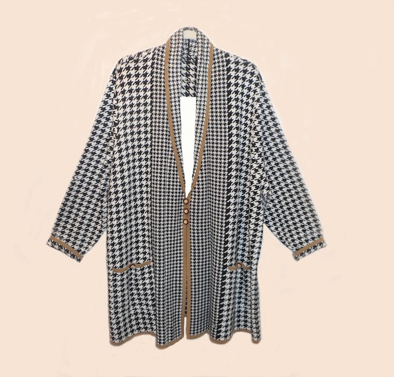 Houndstooth Sweater/Jacket (Plus) - image 1