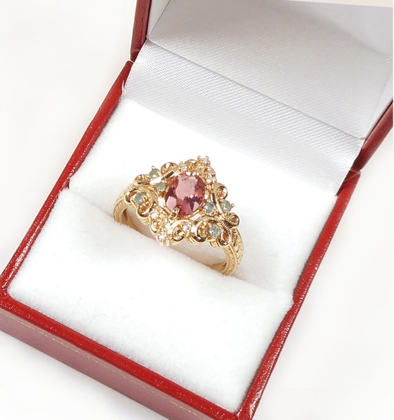 14K Victorian Style Ring - image 1