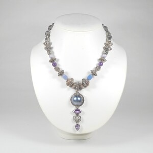 Peacock Pearl Neckpiece