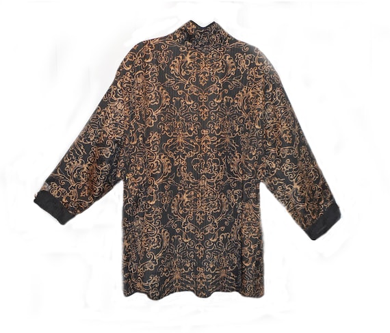 Lightly Quilted Batik Jacket - image 2