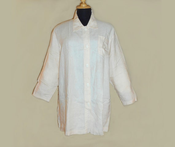 Pale Peach Artistic Tunic med-lg - image 1