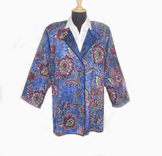 Floral Dress Jacket plus - image 1