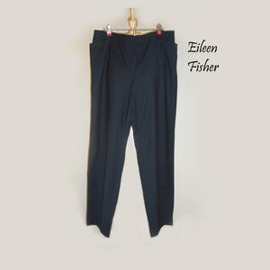 Eileen Fisher Washable Stretch Crepe Pant black size S small 6/8 - $48 -  From C