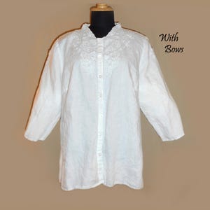 Funnel Neck Bows Blouse