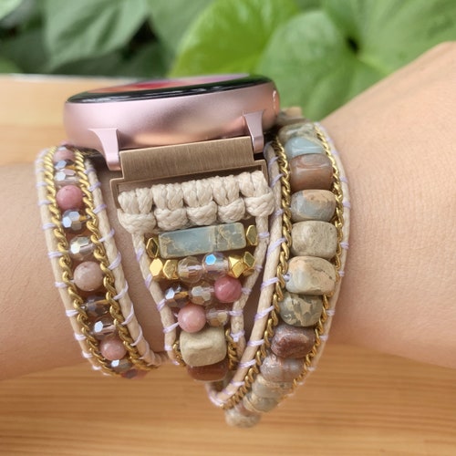 20mm Watch Bandsbeaded Bracelet Band for Samsung Galaxy Watch Etsy