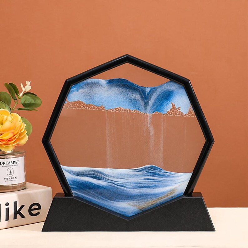 3D Quicksand Decor Home Interior Handmade Sand Decor Table Etsy