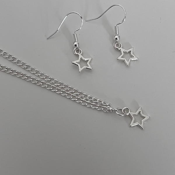 Real silver star jewellry