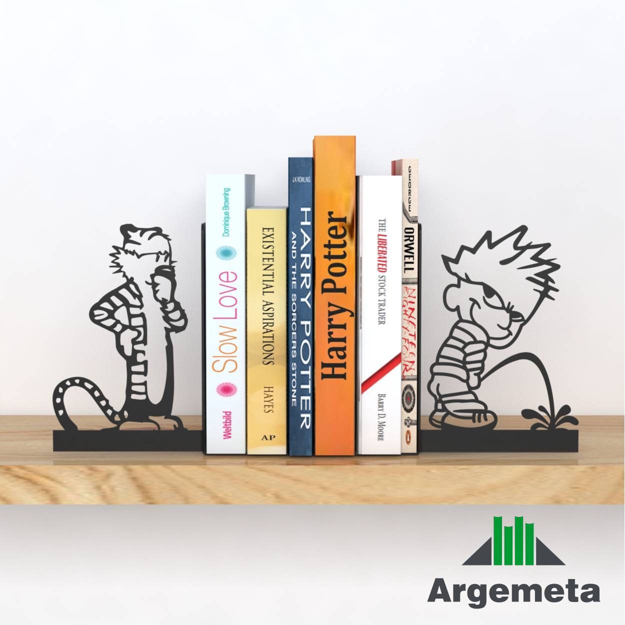 Vintage Pair of Resin Heavy Bookends Scottie Dogs Black Cartoon