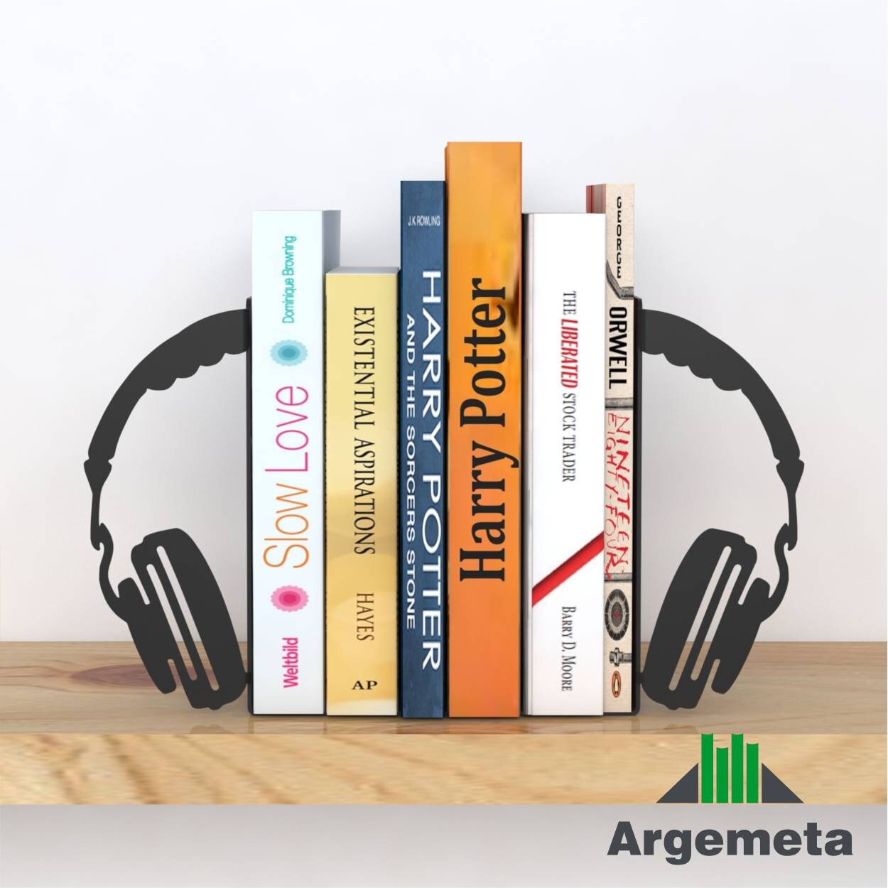 Metal Music Note Song Bookend Headphone Bookends Etsy