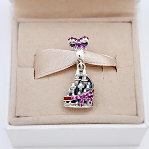 Pandora Disney Parks Holiday Castle Figural Sculpted Fantasyland Charm