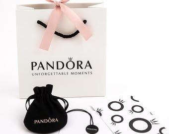 Pandora Gift Set Gift Bag, Pouch, Note Card