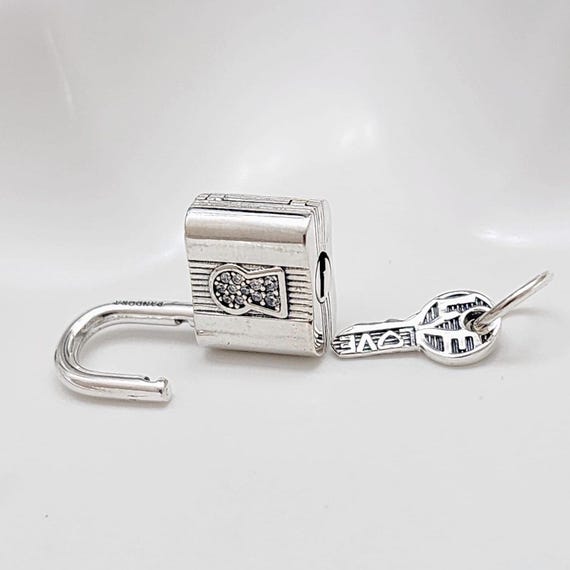 Pandora Padlock and Key Dangle Charm - Etsy