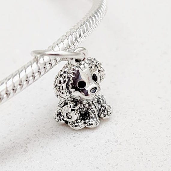 Pandora Poodle Charm Dogs Puppy Charm