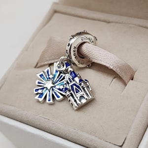 Pandora Disney Parks Castle and Fireworks Charm