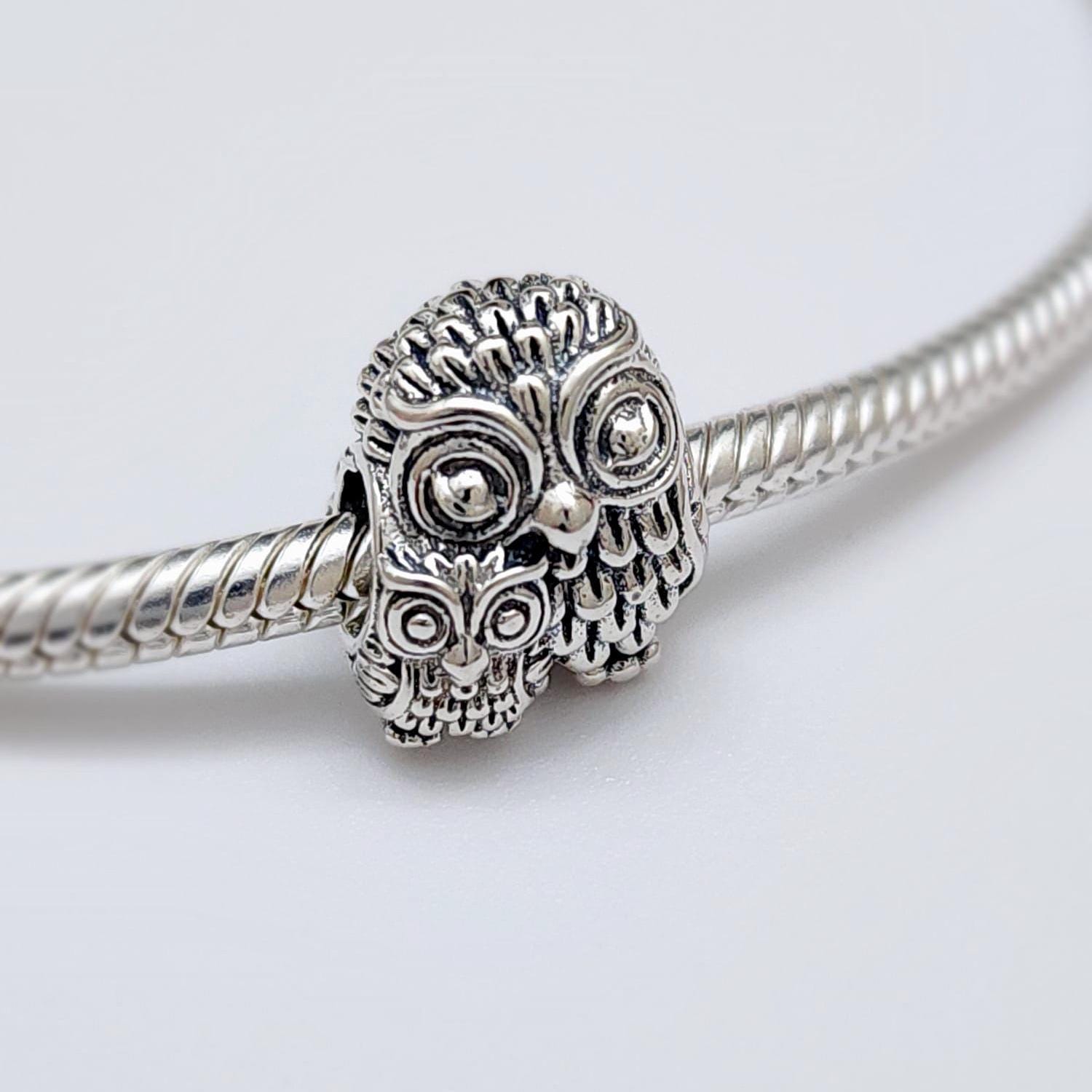 Pandora Owl Mother & Baby Charm