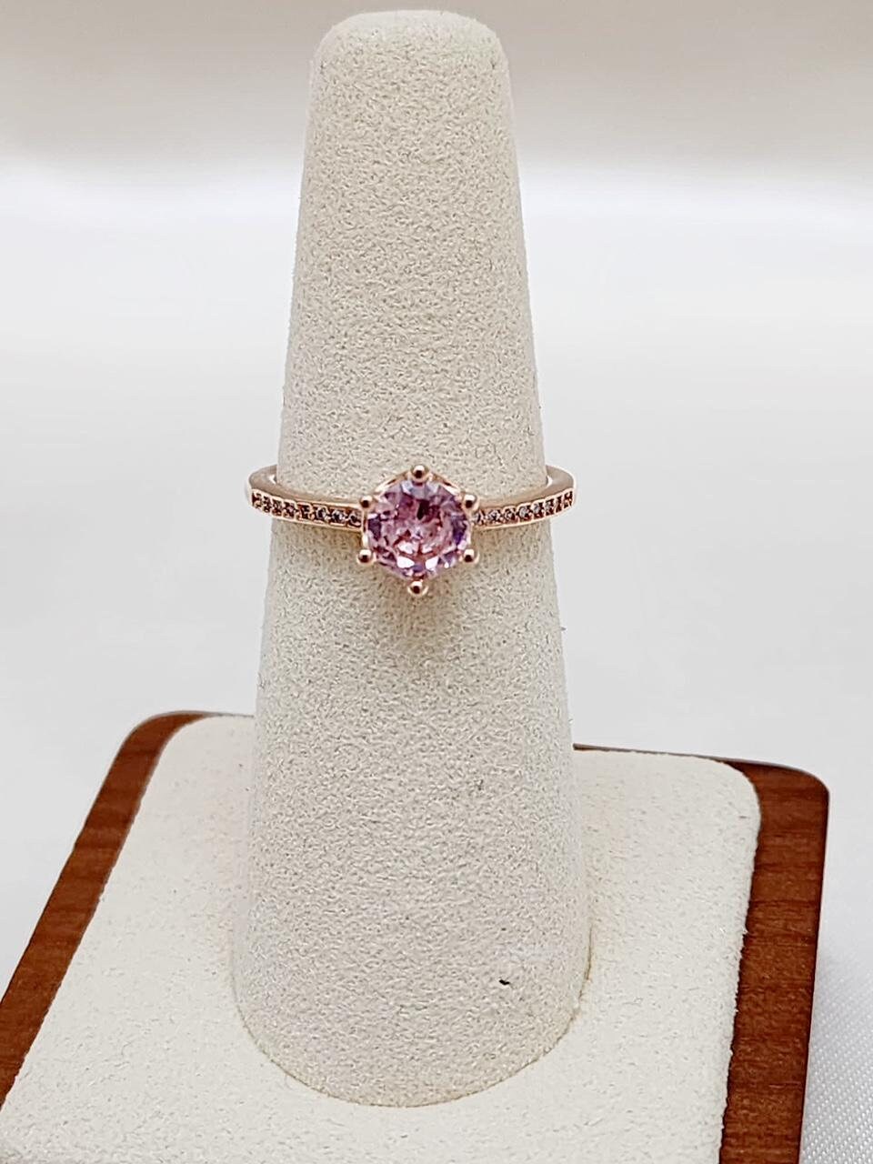 Womens Jewelry Pandora Pink Sparkling Crown Solitaire Ring Stores