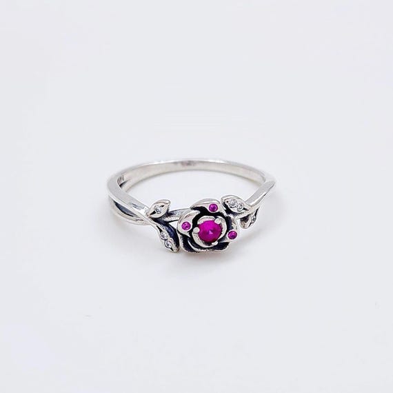 Pandora Beauty and the Beast Rose Ring - image 3