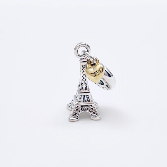 Pandora Eiffel Tower Heart Charm