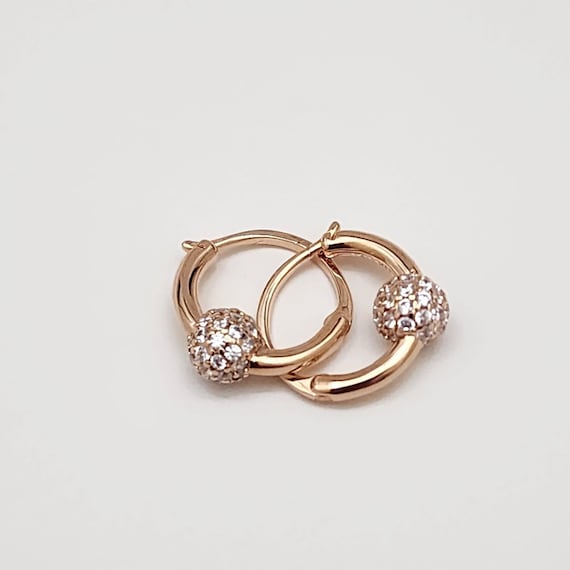 Orecchini Cerchio-Placcato oro rosa | Gioielli Pandora Scontatissimi