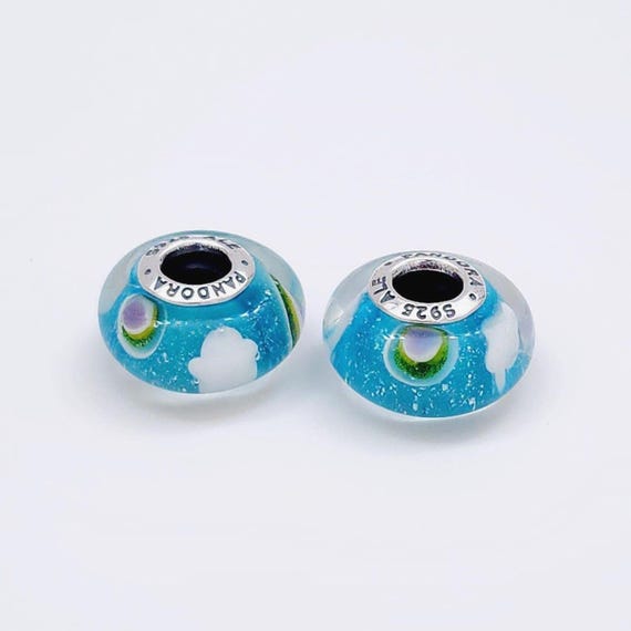 Pandora Rainbow Murano Glass Charm - Etsy
