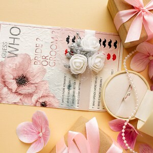 Wedding Card,Bridal Shower He Said She Said Game | Modern Bridal Shower Game | Guess Who Said It Bridal