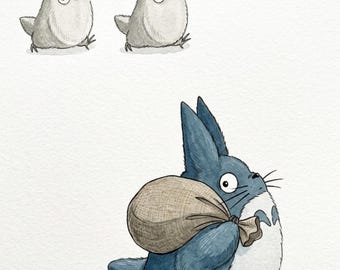 Made to Order: Totoro and Friends Watercolor