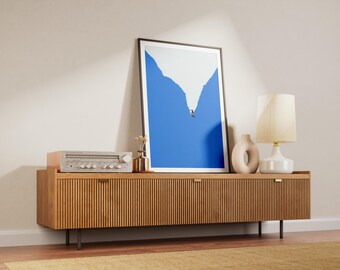 Surfer Wall Art | Living Room Decor | Printable Poster