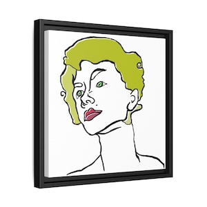 Canvas Print, Marilyn Monroe Inspired Wall Art, Home Decor, Framed Poster, Bedroom Decor, Unique Gift Idea