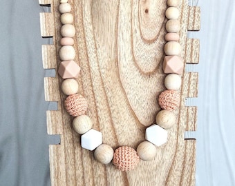 Collier allaitement, collier de portage, cadeau maternité