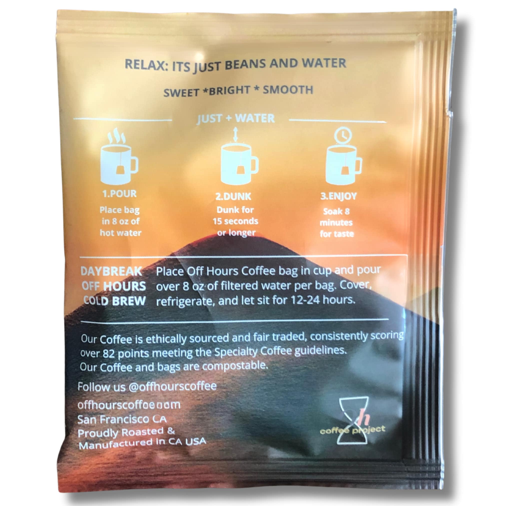 Coffee Single Serve Bags Free Shipping Etsy