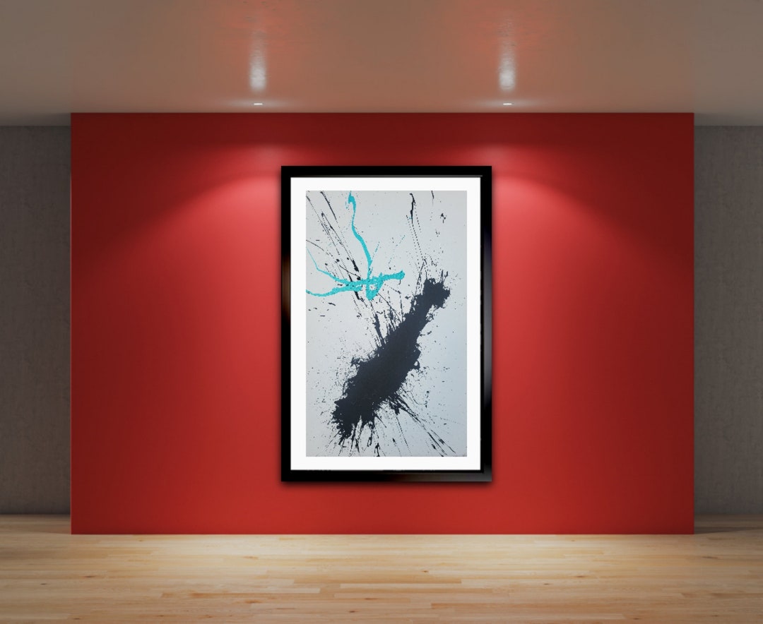 Abstract Originallarge Canvas Wall Decorliving Roomunique Etsy