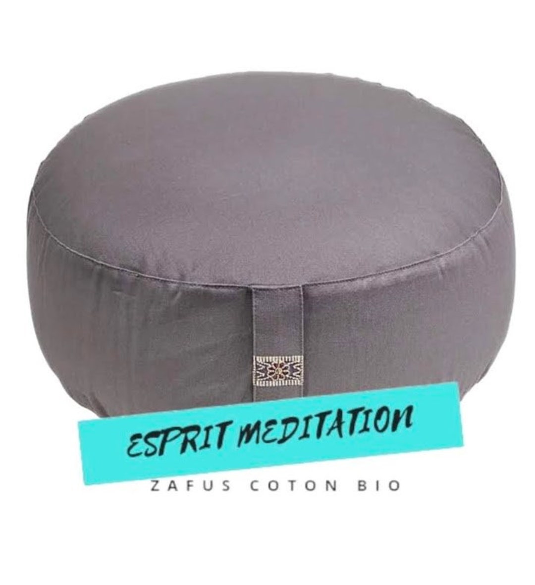 Meditation Cushion Zafu Organic Coton Buckwheats Yoga Relaxation Reiki  Holistic Vipassana Nidra Mindfulness Zen Tibet Japan India Zazen 