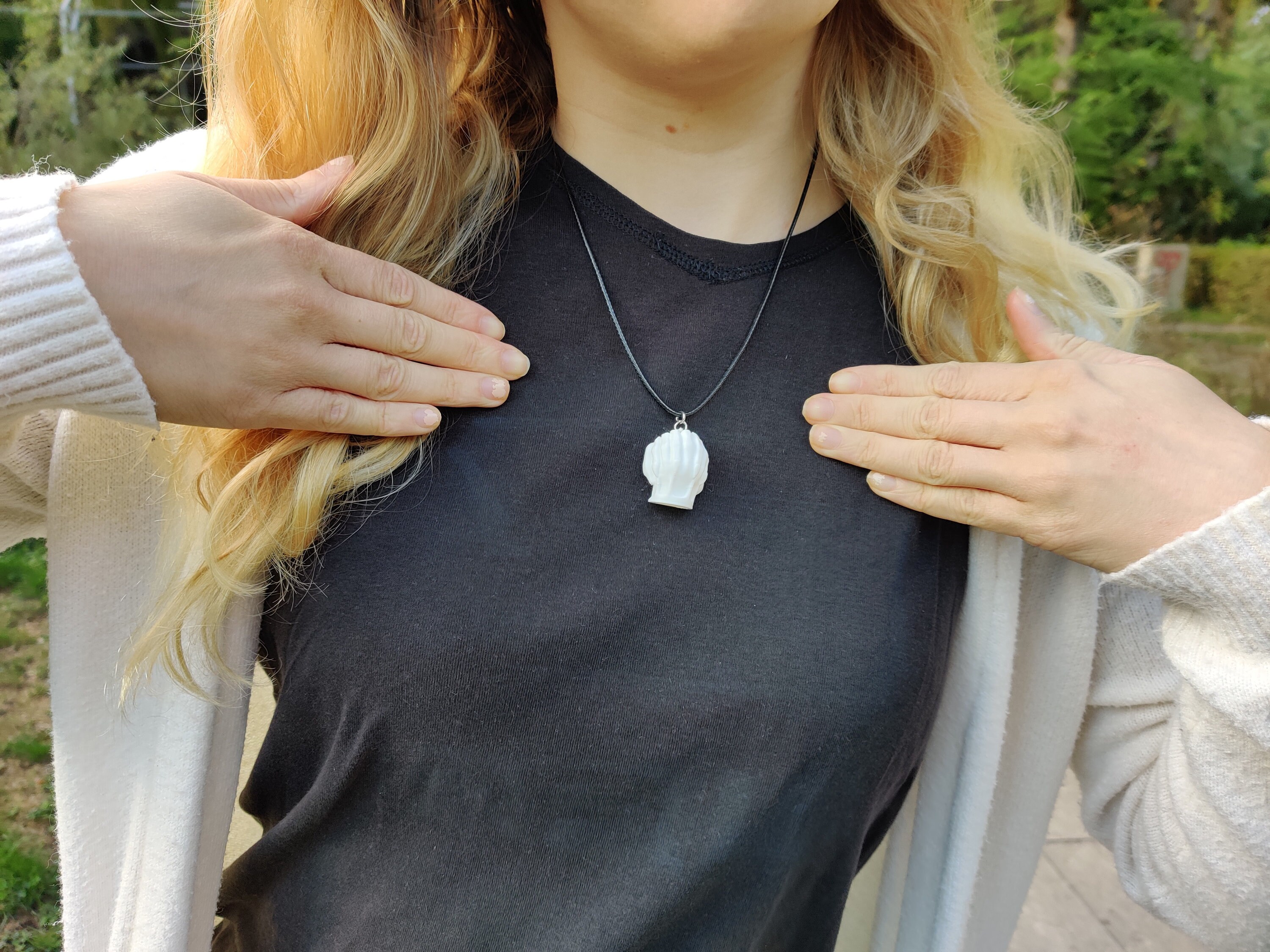 White Whistle Necklace Made in Abyss Etsy