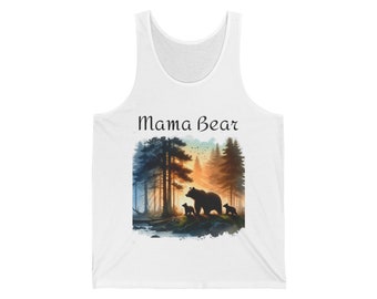 Mama Bear Unisex Jersey Tank