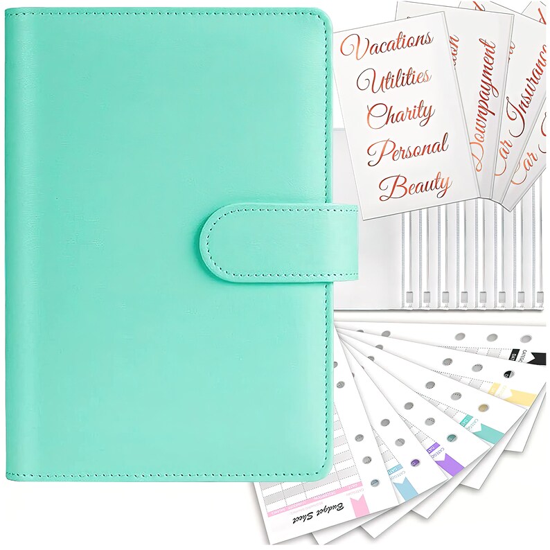 Budget Binder Book With Cash Envelopes Etsy