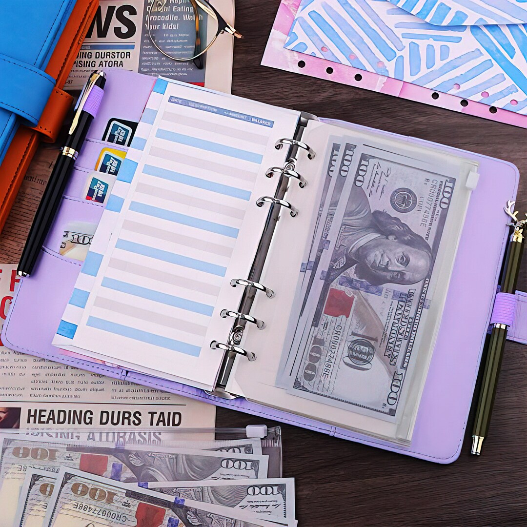  Budget Binder Book With Cash Envelopes Budget Binders Cash Envelopes 