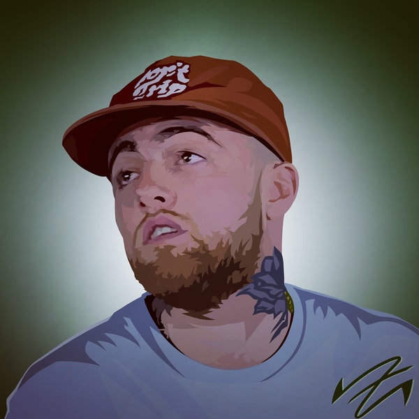 Mac miller tiny desk poster etsy