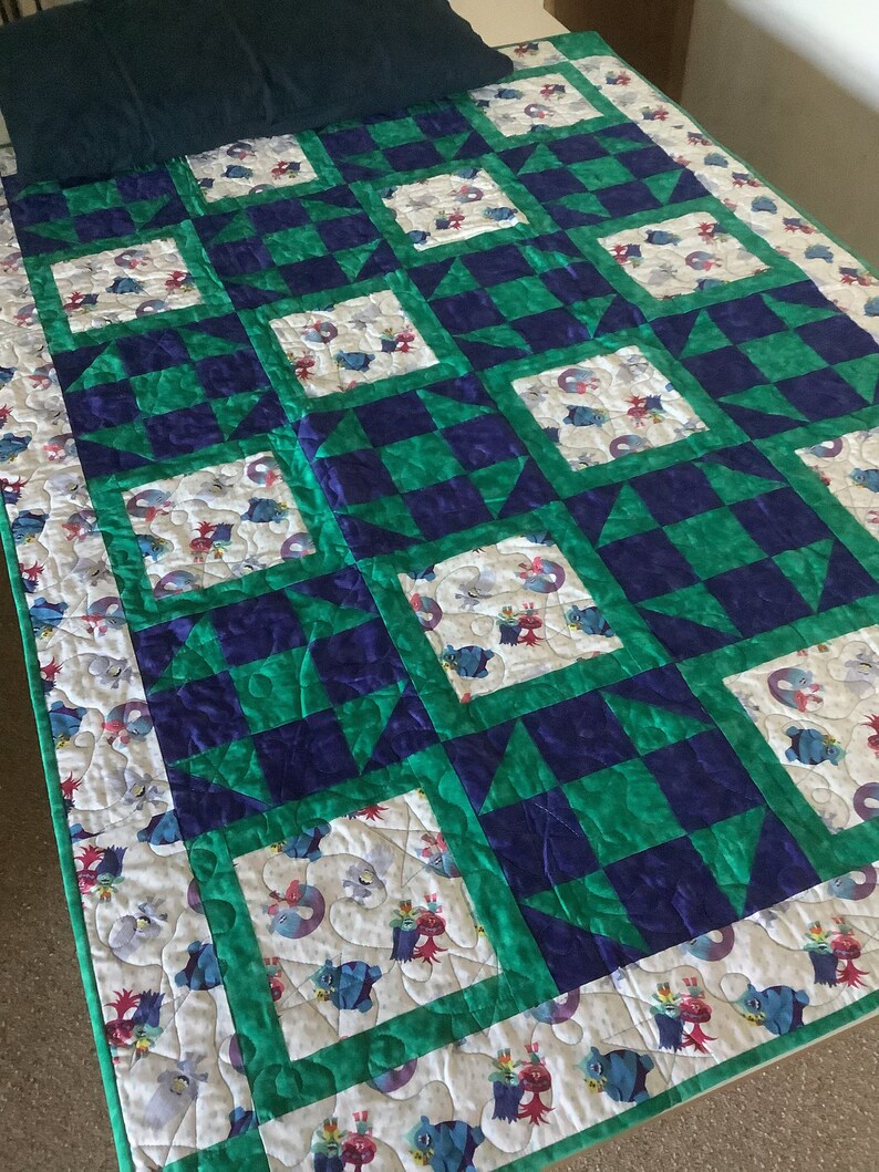 Trolls Quilt Etsy