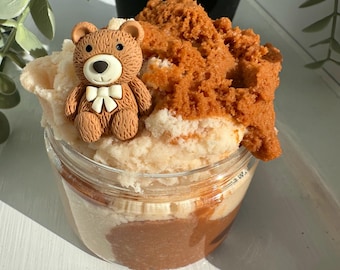Cinnamon Cuddle Bear Cloud Slime: Soft, Fluffy, Scented Cinnamon birthday present gift toy