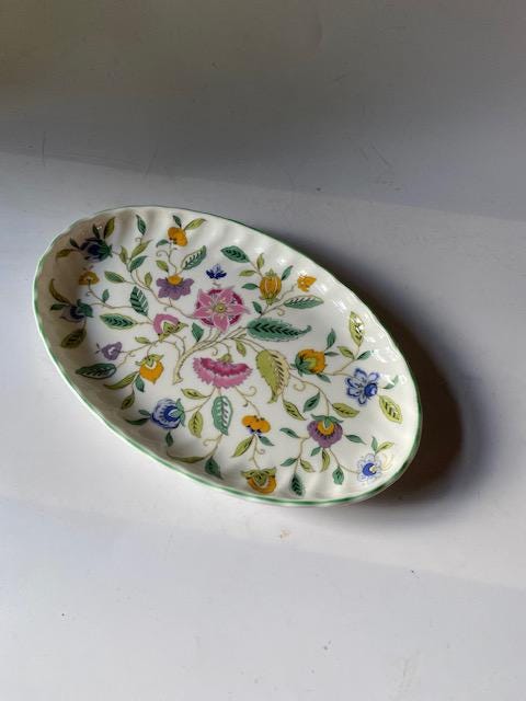 Vintage MINTON Haddon Hall Floral Botanical 8