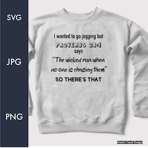 Den onde springer Ordspråksboken 28:1 Svg Png | Skrift Clipart | Kristen Svg | Jesus Svg | Religiös Svg | Klippfiler för Cricut | Silhuett