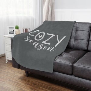 Minky Blanket, Cozy Season Blanket, TV Blanket, Bedroom Blanket, Gift Idea