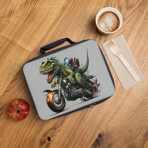 Lancheira de dinossauro, lancheira de volta às aulas, presente para ele